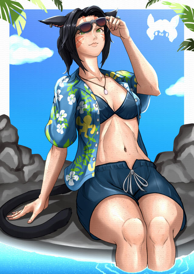 Cool Summer Miqote Cool Summer Miqote